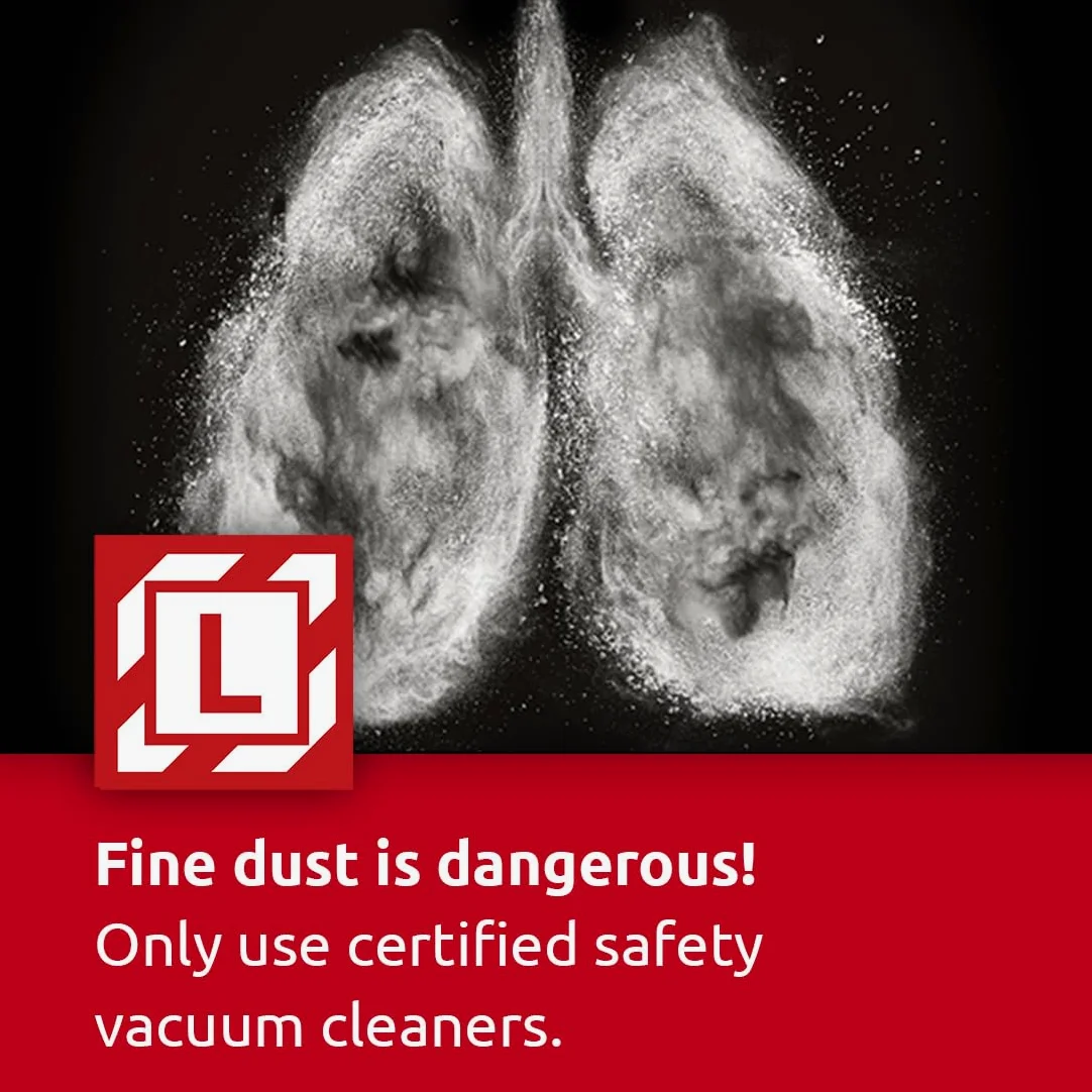 MENZER Trockenbau Schleifsystem Dustfree mit LHS 225 + VCL 530 PRO Antistatic