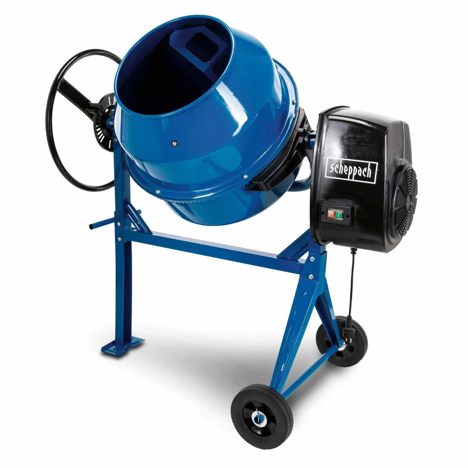 Scheppach Betonmischer MIX125 | 550 W Leistung | 230 V Spannung | 125L Fassungsvermögen