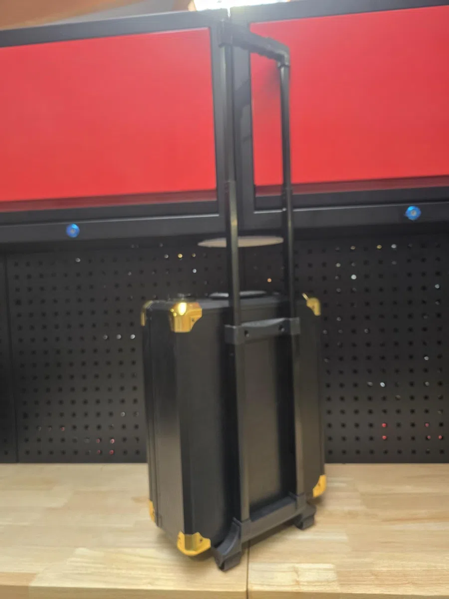 Stahl-Faust Werkzeugkoffer mit Ratschenschlüssel und Steckschlüsselsatz Werkzeug Trolley