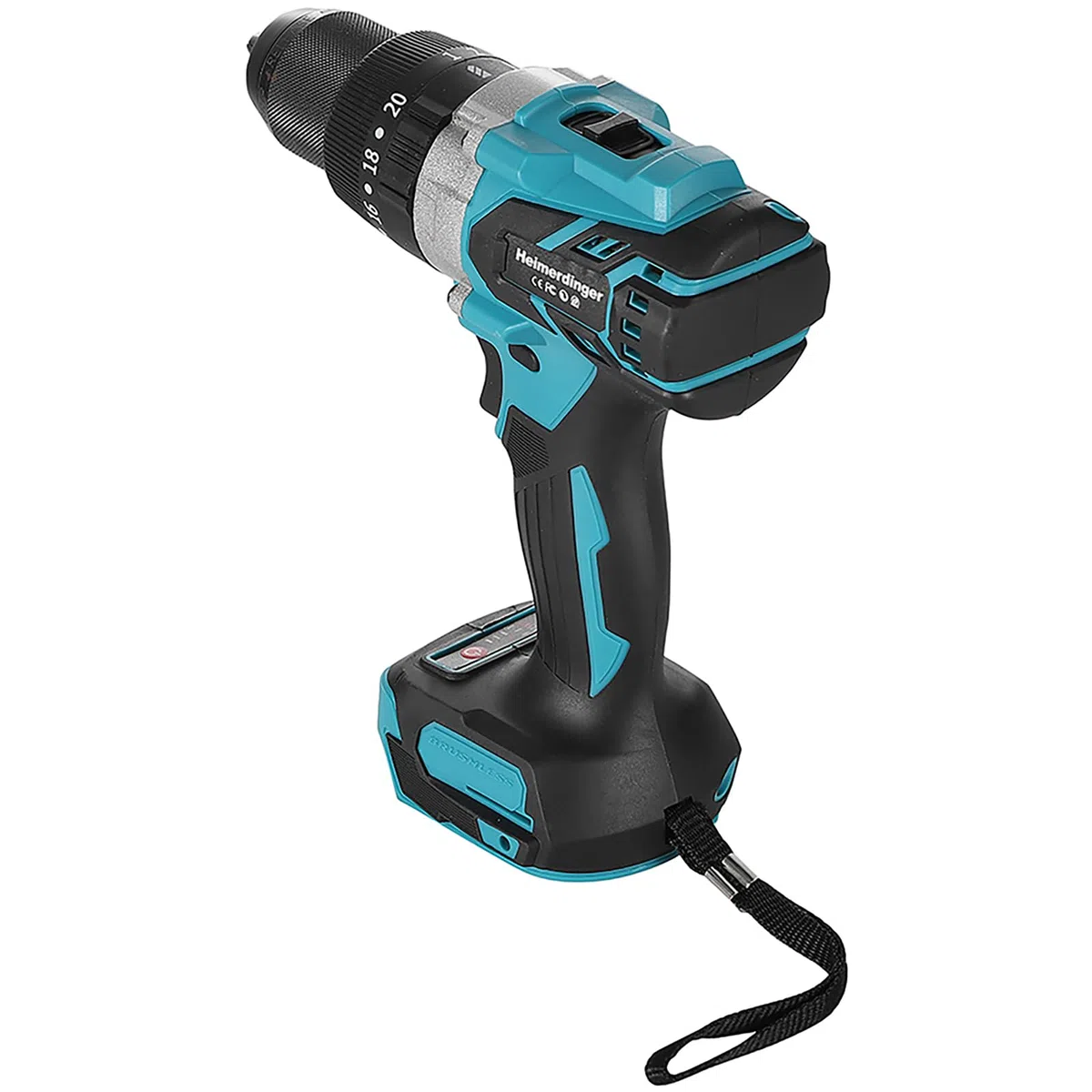 150Nm Bürstenloser Akku-Schlagbohrschrauber für Makita 18V Batterie, 13mm Zoll Bohrfutter, 2-Gang Getriebe, 21 Drehmomentstufen Elektrischer Schlagschrauber Bohrhammer