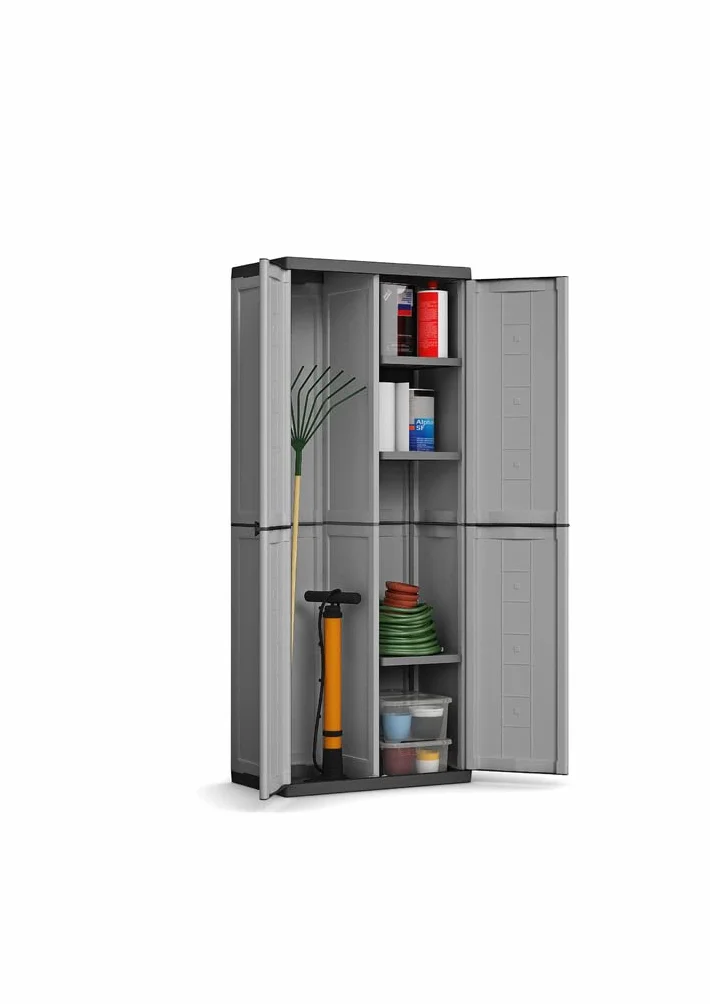 Kis Kunststoffschrank "Jolly utility", 1 Stück, dunkelgrau/schwarz, 9734000 0444 01