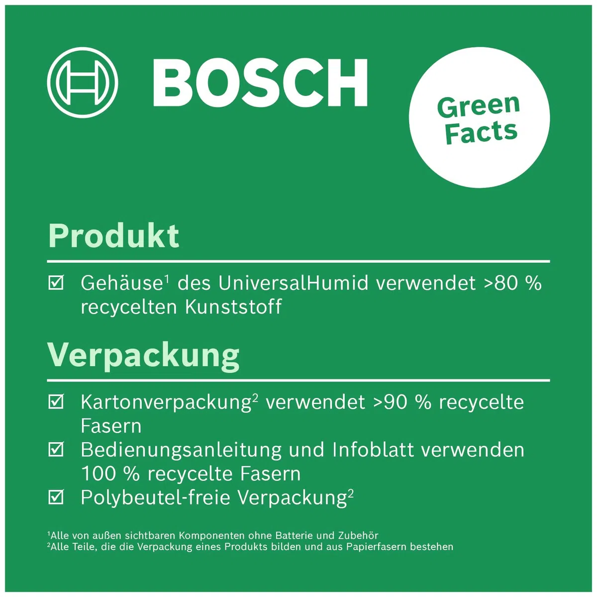 Bosch Holzfeuchtigkeitsmessgerät UniversalHumid (präzise Ergebnisse dank Holzgruppenauswahl und LED-Ampel zur einfachen Interpretation, im E-Commerce Karton)