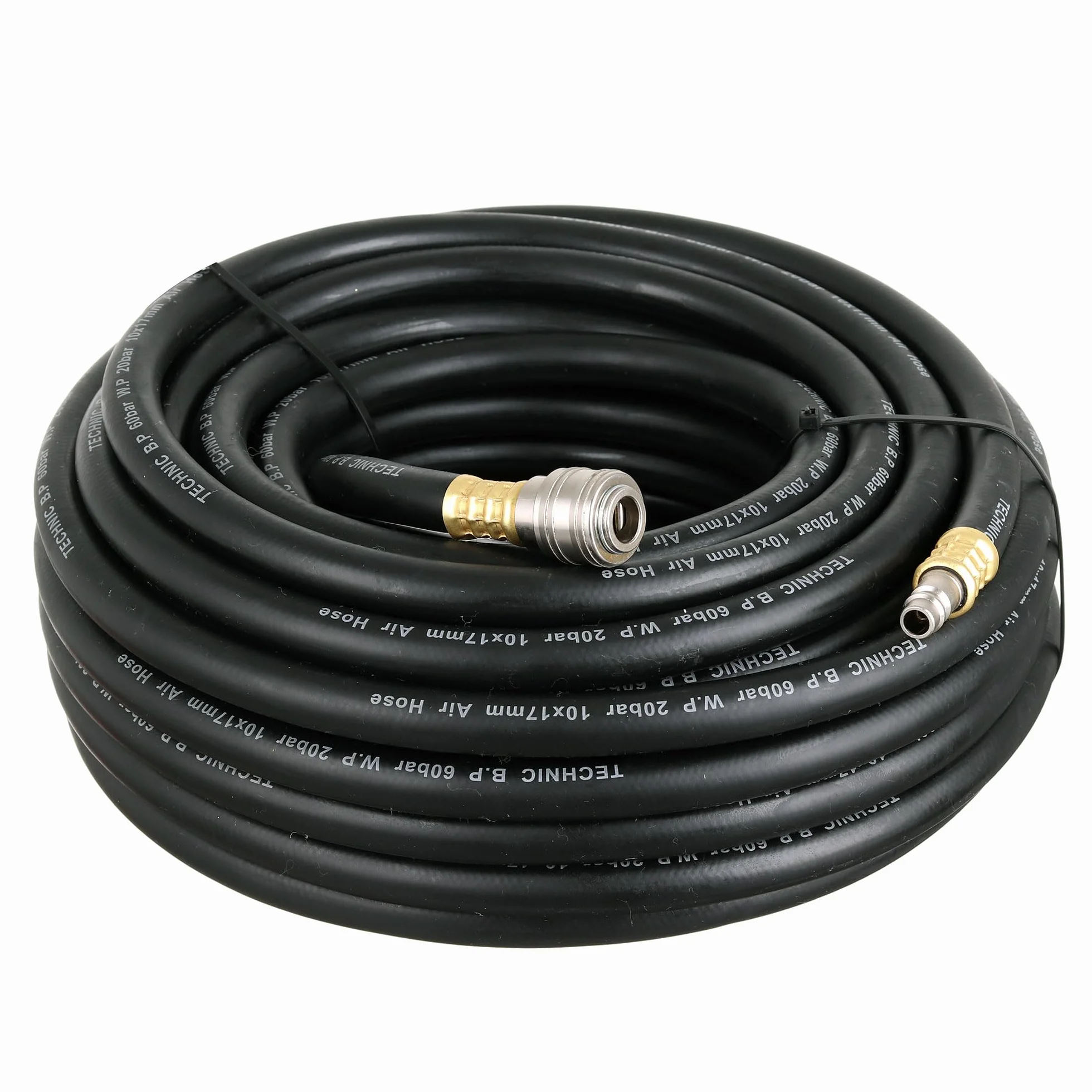 TC TECHNIC Profi Schlauch 20m Luftschlauch für Kompressor 10mm Druckluft-Schlauch