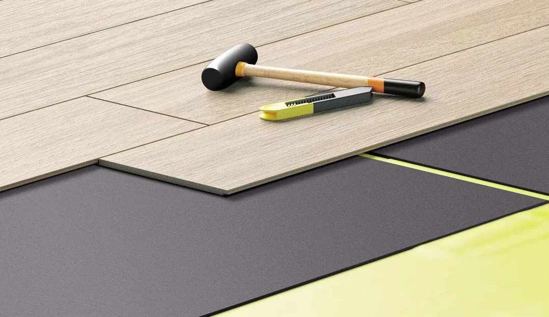 Trittschalldämmung XPS Klick Vinyl Boden Dämmunterlage Trittschall Dämmunterlage 3mm/5mm