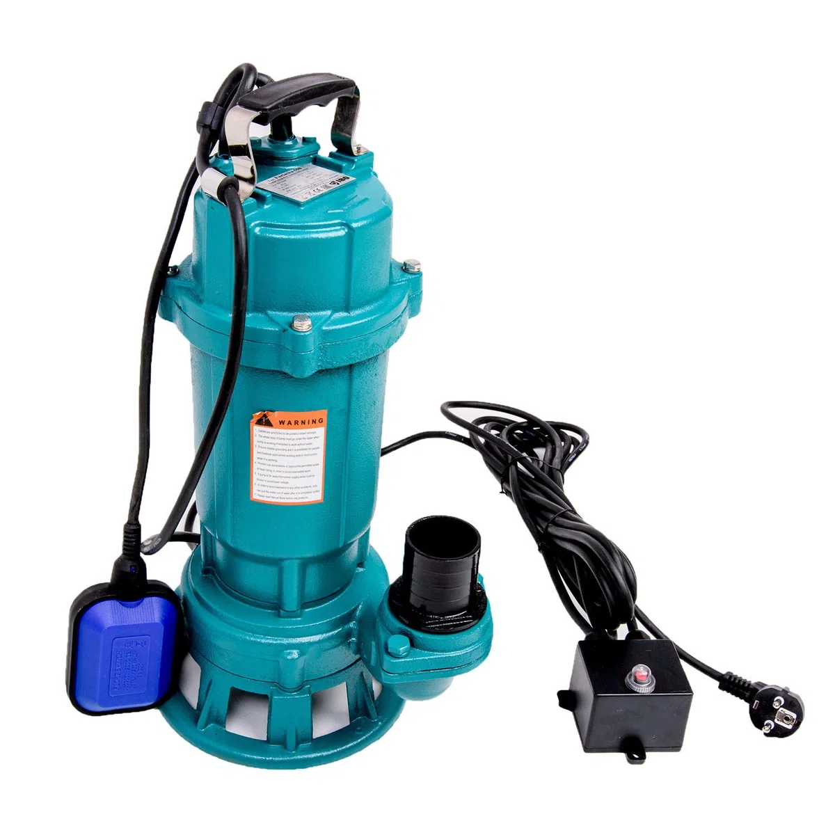 Tauchpumpe 1500W IBO 1,5 kW mit Zerkleinerer - Pumpe, Wasserpumpe, FÄKALIENPUMPE, SCHMUTZWASSERPUMPE mit SCHNEIDWERK,