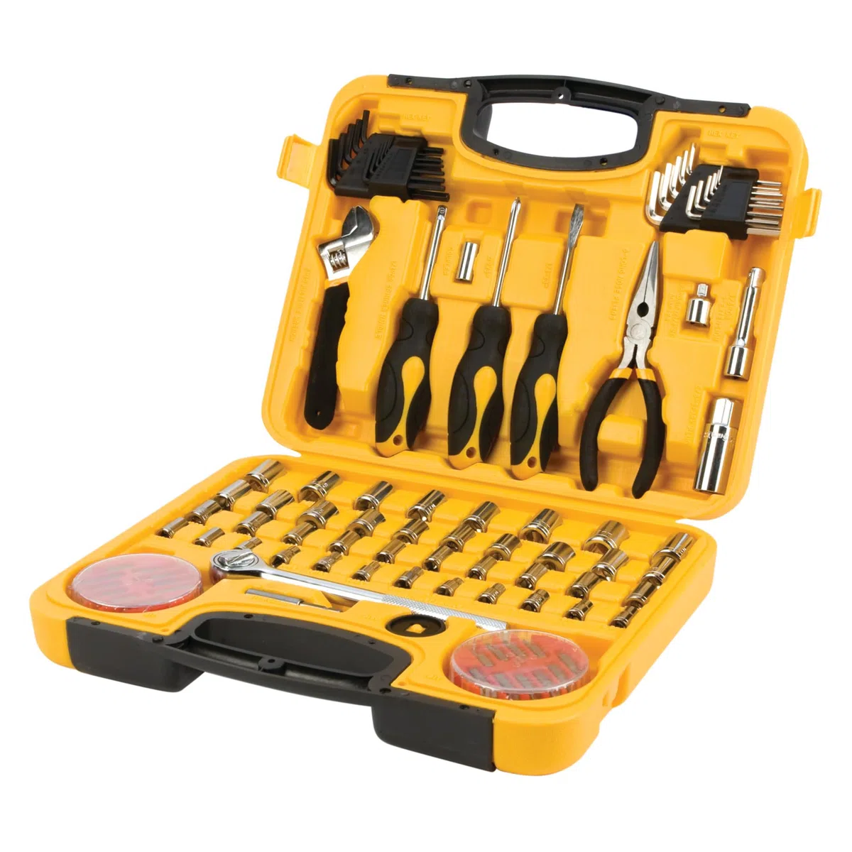 Performance Tool W1538 SAE/Metric Mechaniker-Produktwerkzeug-Set, 94-teilig
