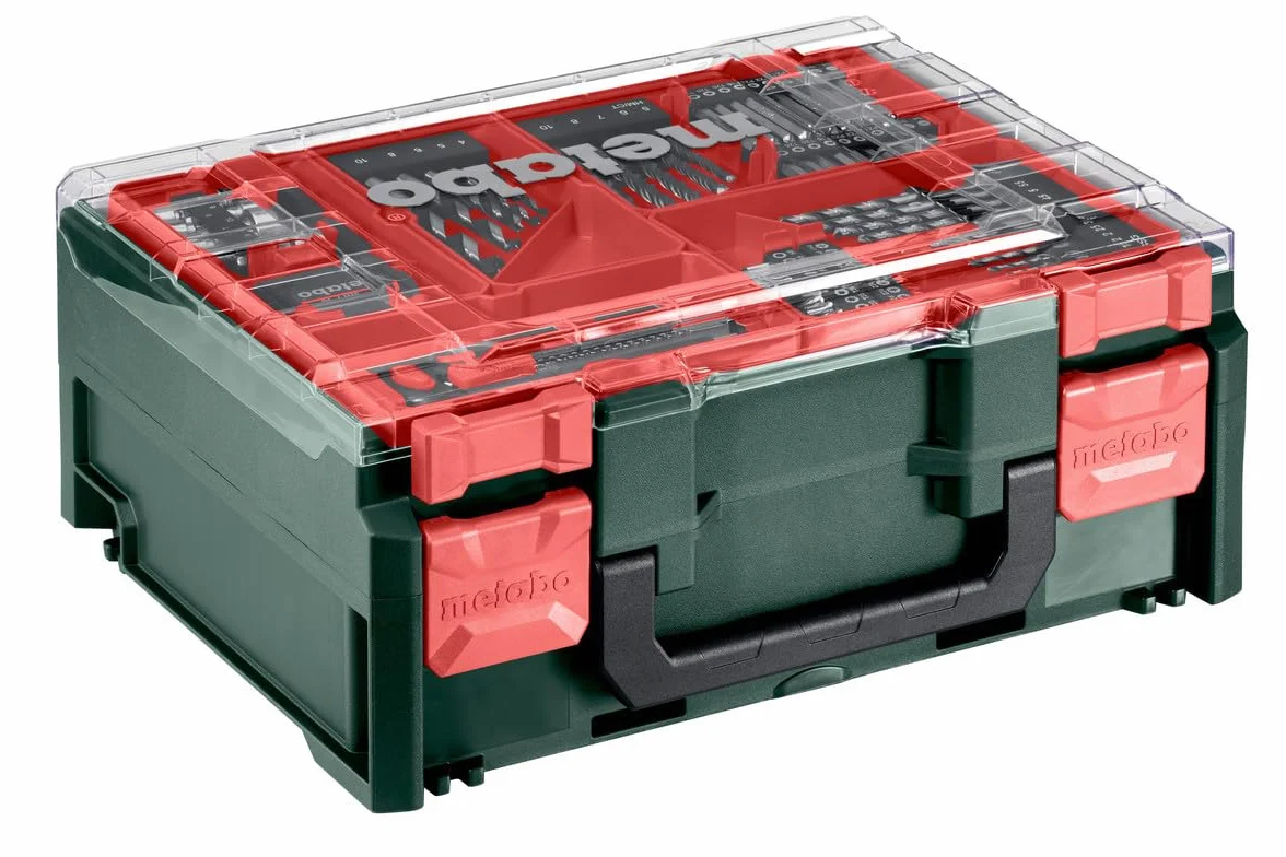 Metabo SB 18 L Set Akku-Schlagbohrschrauber – inkl. Akku (18V 2 x 2Ah LiPOWER Akkus, Bohrdurchmesser 13 mm/36 mm, Gewicht 1,6 kg) 614053710