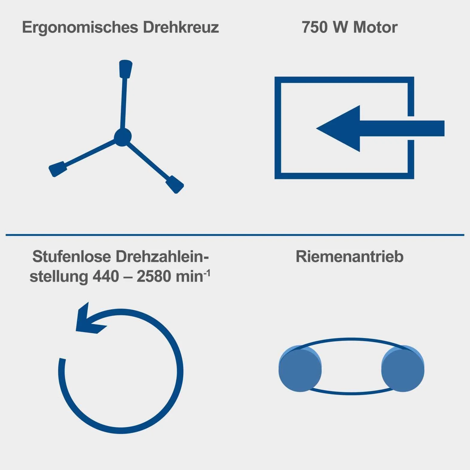 Scheppach Tischbohrmaschine TBM300Vario mit 80mm Bohrtiefe | Leistung 750W | Bohrfutter 1-16mm | Drehzahl 440–2580min-1 | Schnellspannbohrfuter, Digitaldisplay, Laser & LED | Holz, Kunststoff & Metall