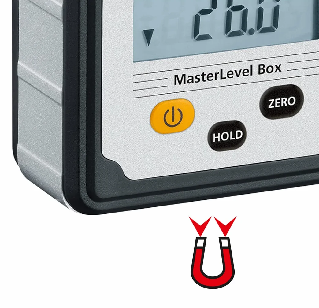 Laserliner 081.260A Wasserwaage, Schwarz, Grau, LCD, Kunststoff, AAA, 1,5 V