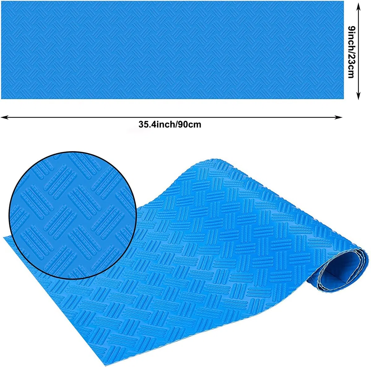 90x23CM Schwimmbadleitermatte,2 Stück Schutzmatte für Poolleiter | Pool schutzmatte,Anti Rutsch Leitermatte für Schwimmbäder, Poolunterlage Mit Rutschfester Textur Für Schritte,Treppen,Leitern