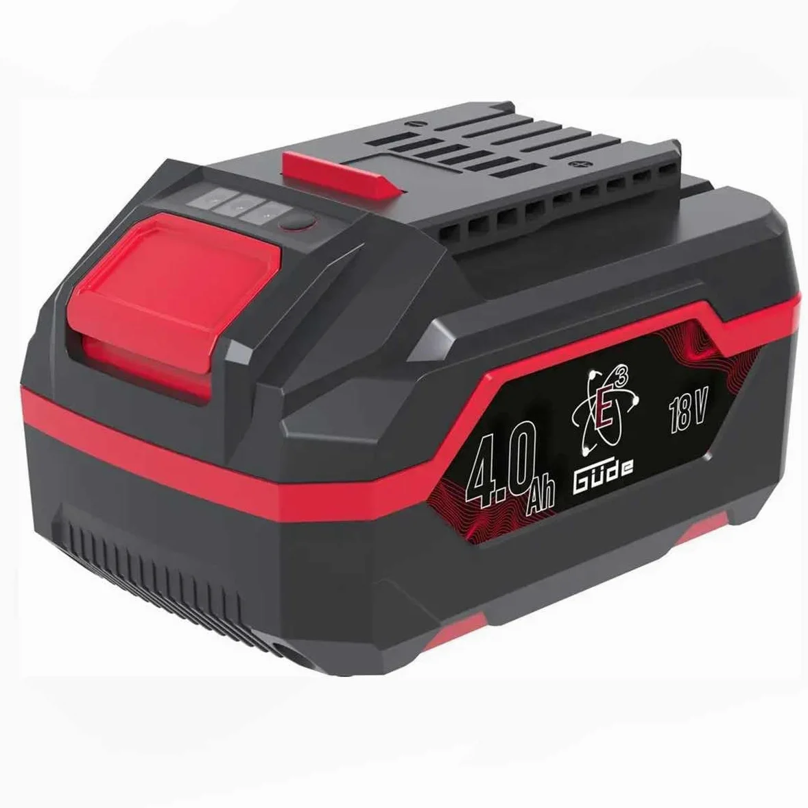 Güde Ladegerät & Akkupack Starter-Kit LGAP 2-18-3040 (18 V, 2X 4,0 Ah Akkupack und 3 A Doppelladegerät, Akkuleistung 72 Wh, Schnelladen in 96 min, passend für alle Geräte aus der 18V E³ Akkuserie)