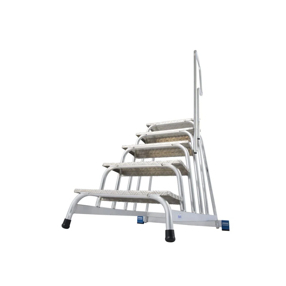 KRAUSE lfc102 durchgefürt, Trittleiter, 5 Stufen, 1 m Höhe