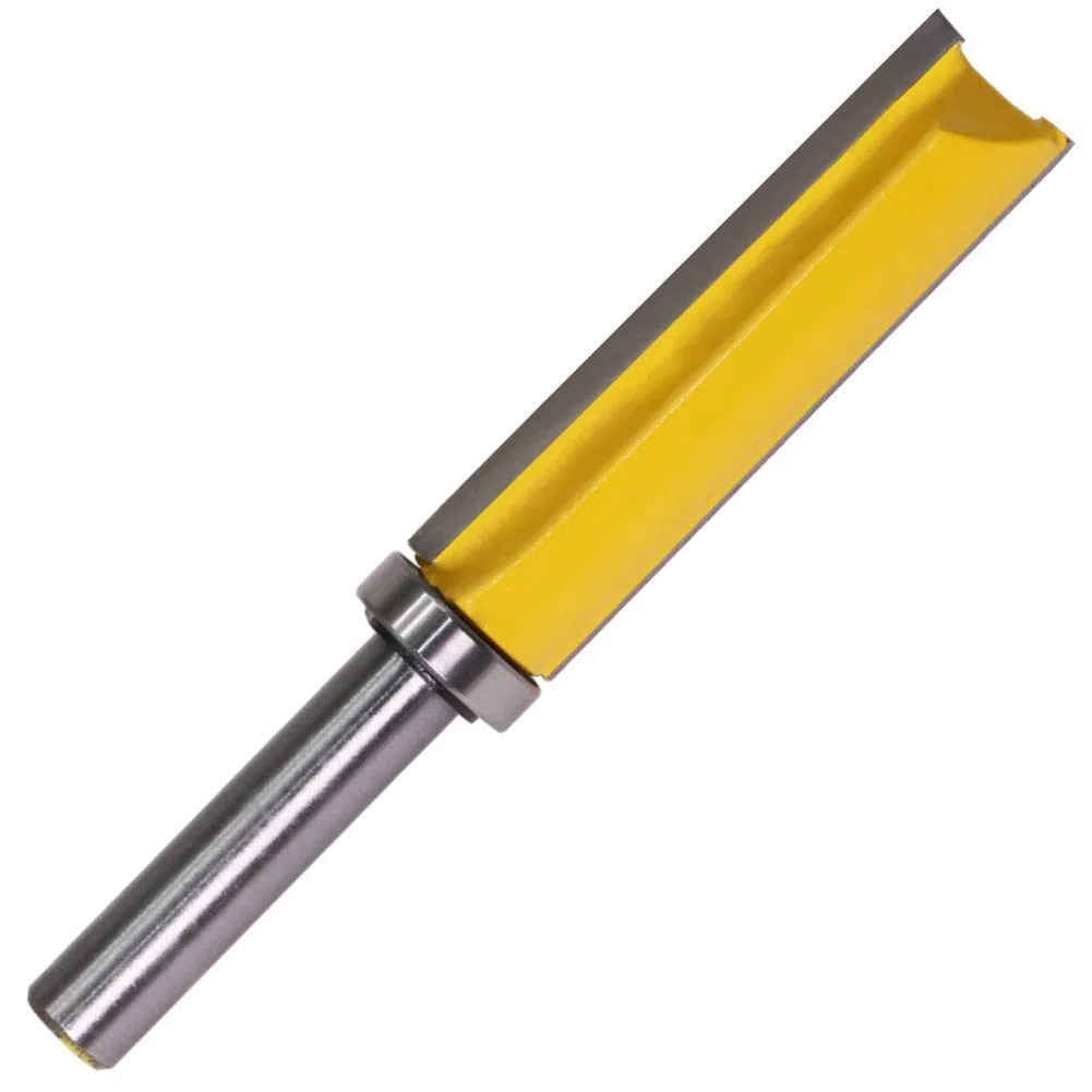 8mm Schaft Professional Bündigfräser Expert for Wood (Holz und Laminat, Ø 14 mm, Arbeitslänge 50.8 mm, Gesamtlänge 91 mm, Zubehör Handfräse)