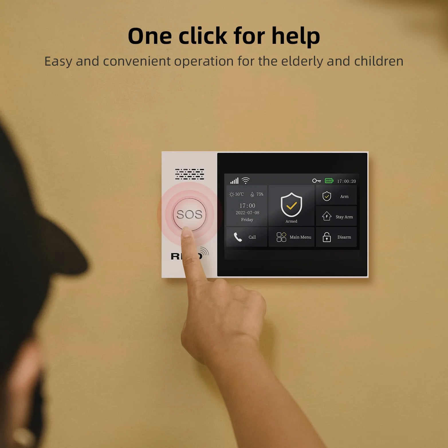 XNY Voller Touchscreen Drahtlose 4G Alarmanlage Haus, 23 Stück WLAN Alarmanlage Wohnung mit 1080p Überwachungskamera, Externe Alarmsirene; Fenster Tür Sensoren, Bewegungsmelder, Fernbedienungen