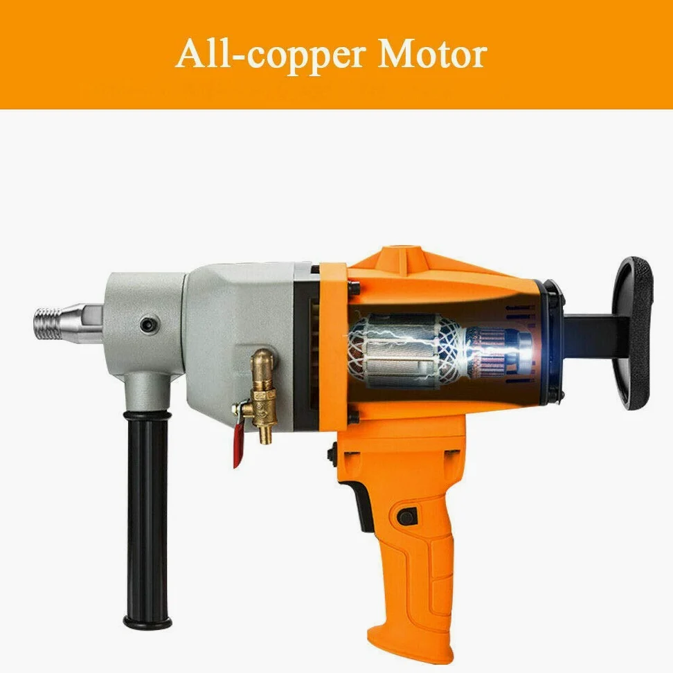 Fayelong Diamant-Kern-Bohrmaschine Kernbohrgerät Bohrmaschine Kernbohrmaschine 7.1 Zoll 180 Millimeter Für Diamant-konkretes Bohrendes Bohren Nass/Trocken Bohren 3000W 220V