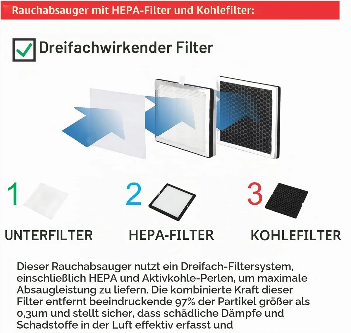 AOYUE 8486 lötabsaugung, lötrauchabsaugung, Lötzauchabsauger, Lötrauchentfernung, entwickelt für optimale Leistung im Tisch