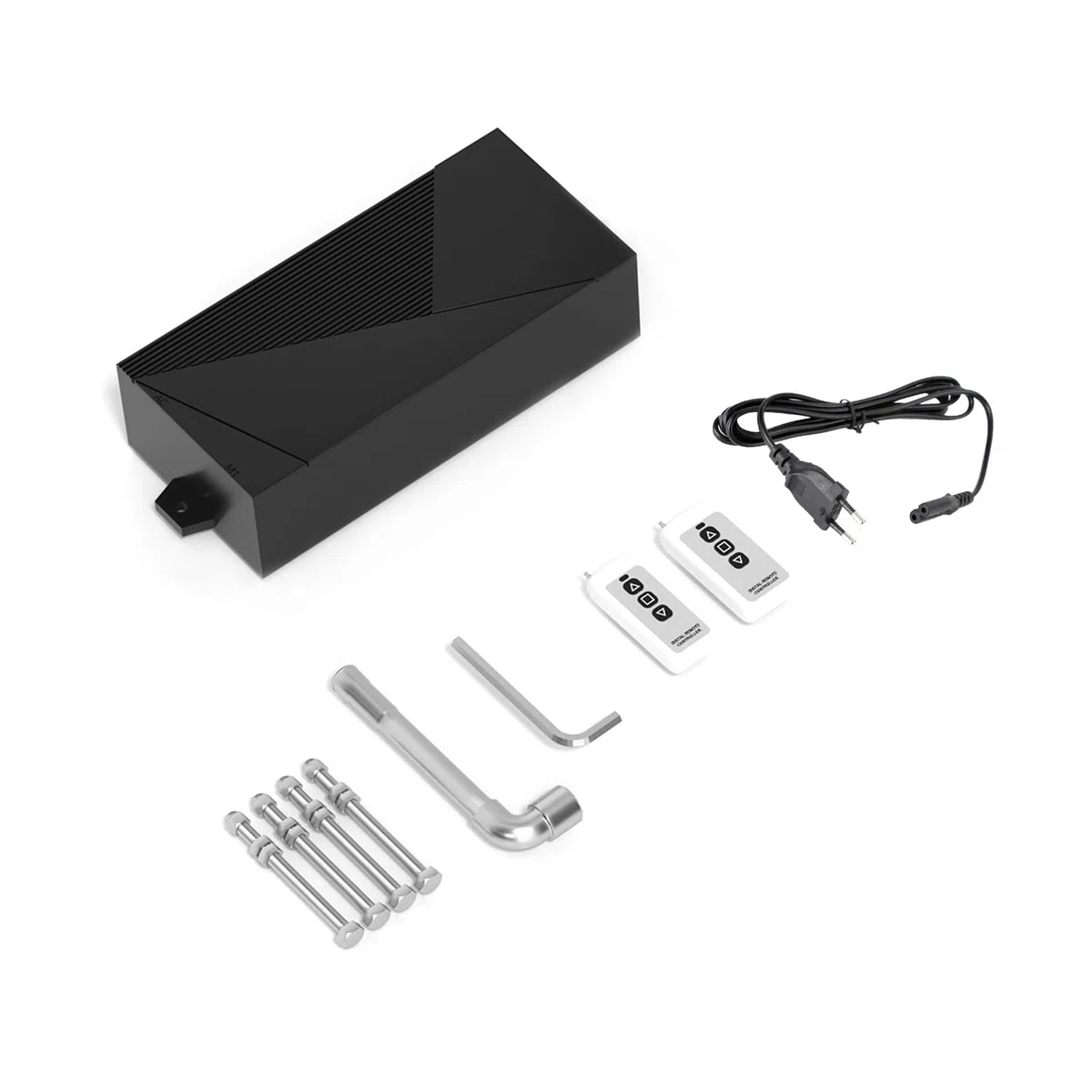 Elektrische Dachbodentreppe aus Aluminium, Klappbar 70x100 cm, 9,5 Fuß mit Fernbedienung, Deutscher/Europäischer Standardstecker