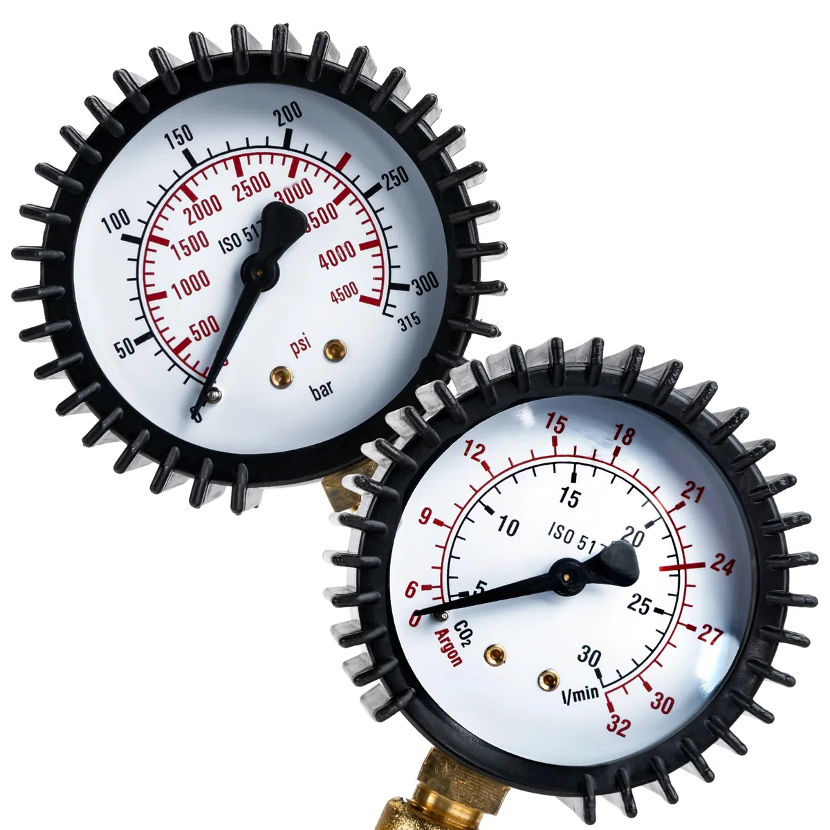 IPOTOOLS Druckminderer Druckregler für Argon/CO2 Schutzgas zu MIG/MAG Schweißgerät