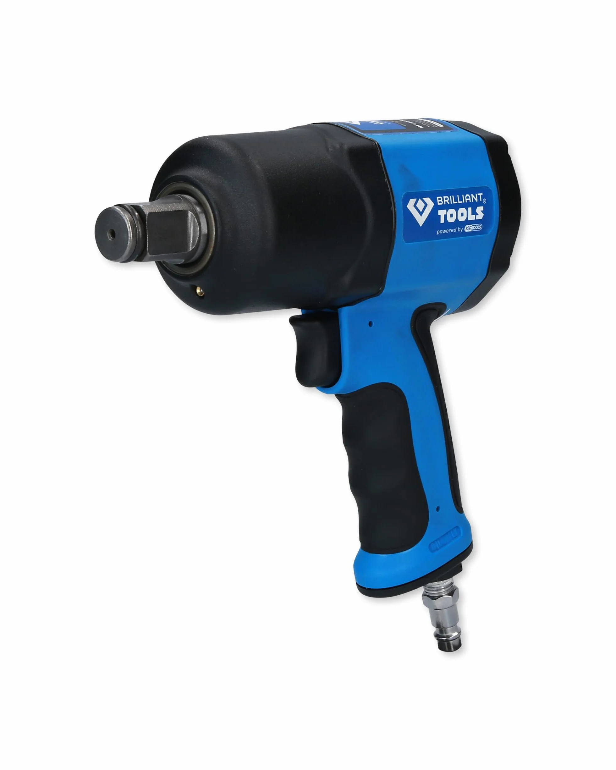 BRILLIANT TOOLS BT160200 3/4 Zoll Druckluft-Schlagschrauber, 1800NM [Powered by KS Tools]