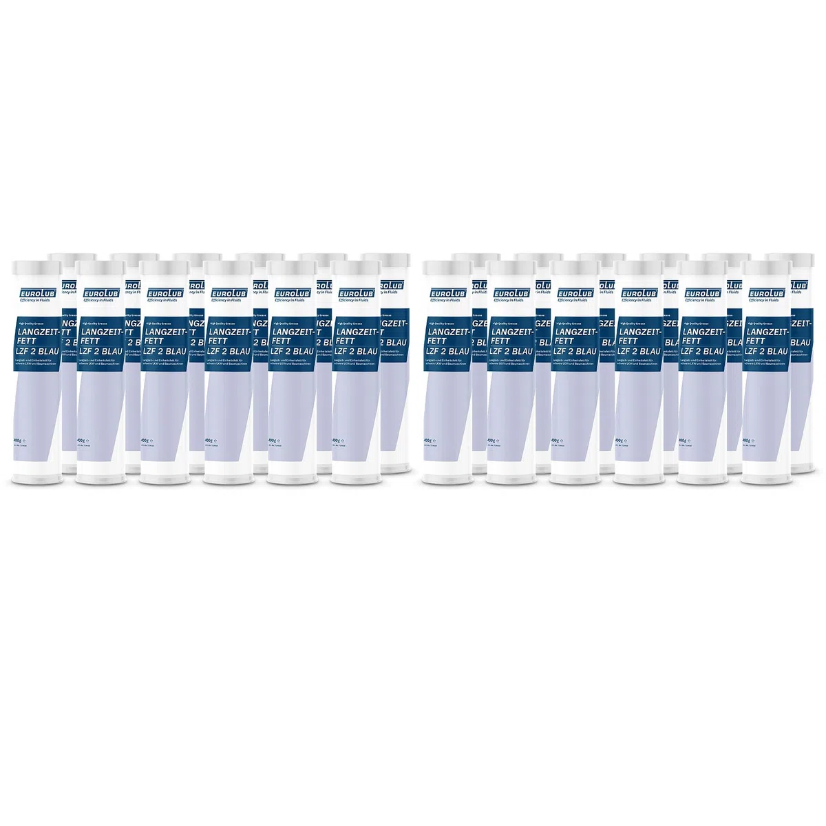 EUROLUB 24x 400g LANGZEITFETT LZF 2 BLAU SCHMIERFETT