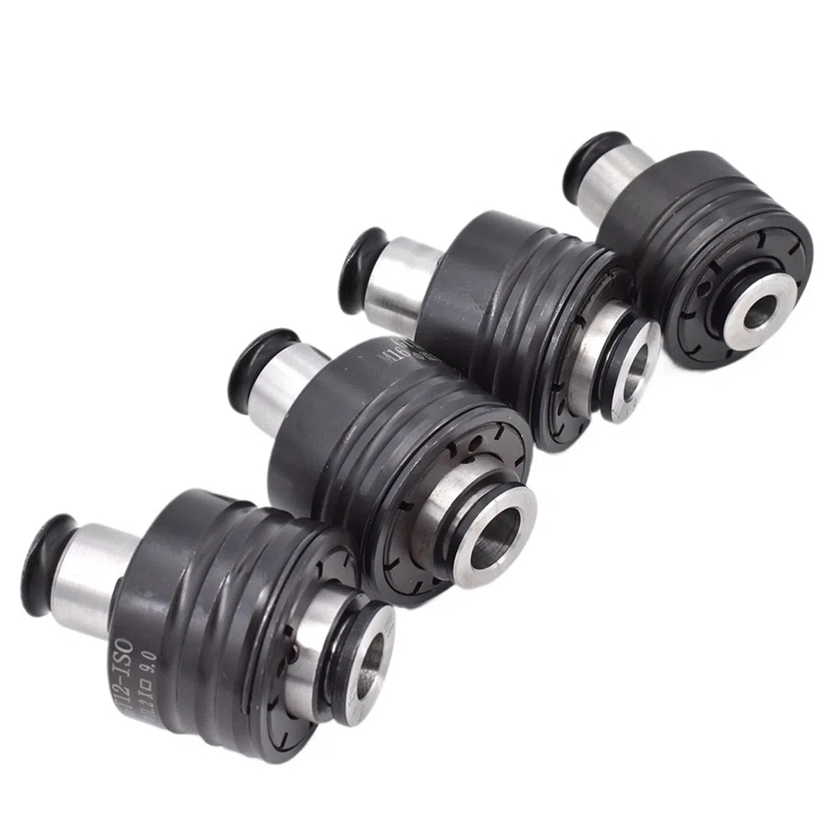 Spannzangensatz GT12 19 mm ISO/DIN/JIS M3-M12 Satz Gewindeschneidzangenfutter Pneumatische Gewindeschneidmaschinenfutter Überlastschutz(DIN 6PCS)