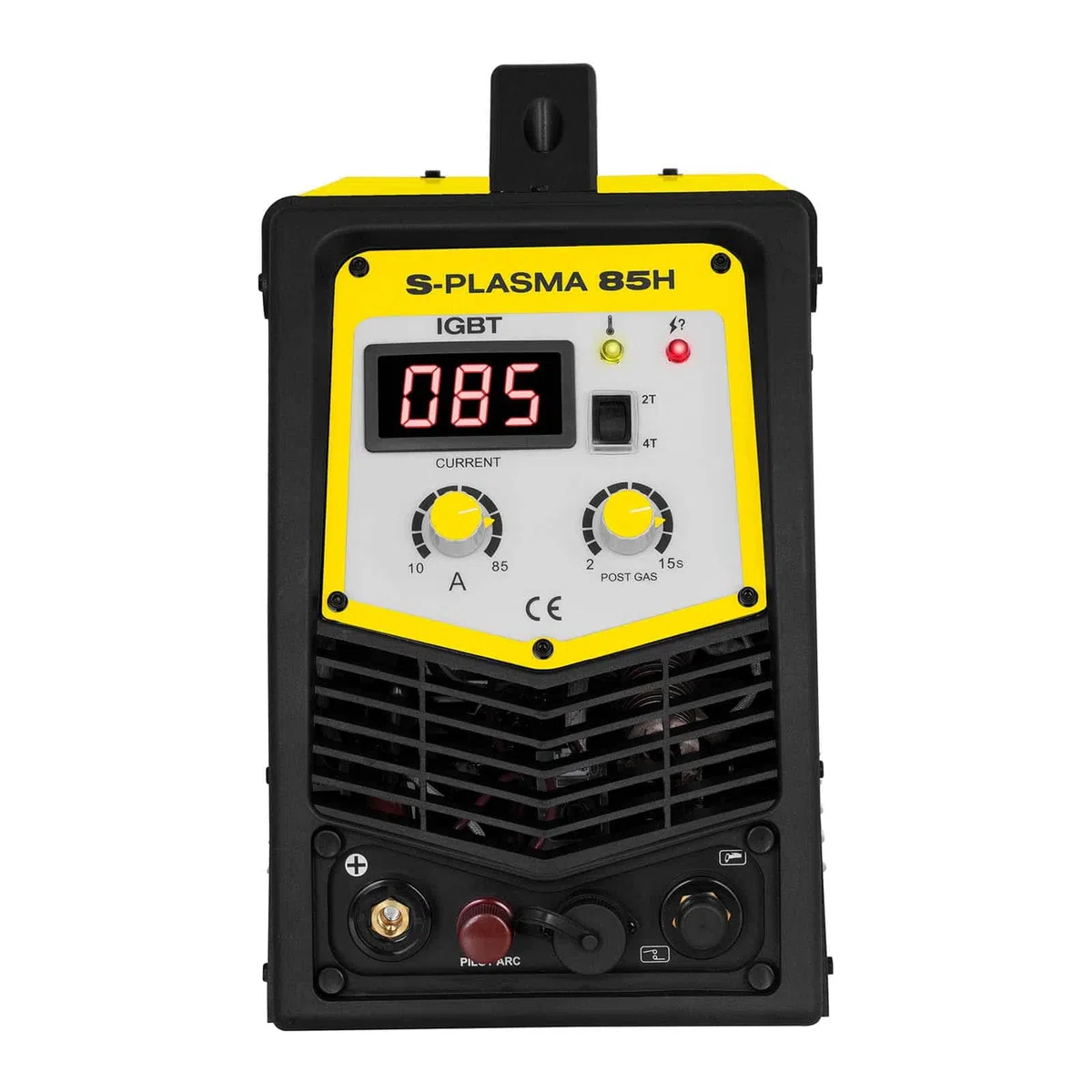 Stamos Welding Group S-PLASMA 85H Plasmaschneider Pilotzündung Plasmaschneidgerät Plasmacutter Plasmaschweissgerät Schweißgerät (400 V, Schneidstrom 20-85 A, Schneidtiefe bis 27 mm, 2T/4T)