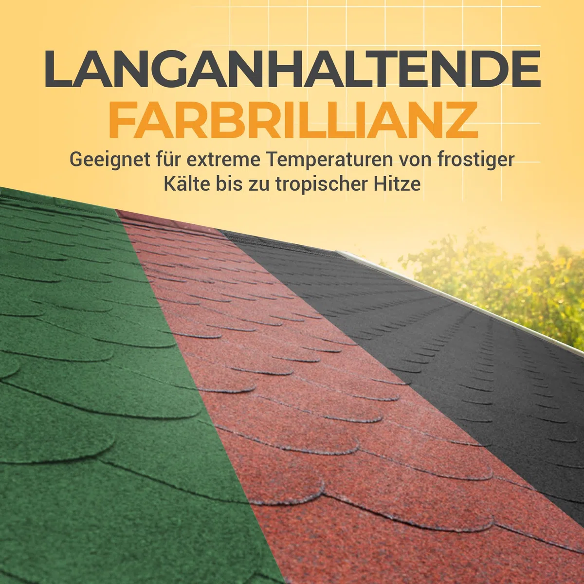 DEMMELHUBER Bitumen Dachschindeln Biberschwanz Schindeln, 21 Stück | Bitumendachschindeln wetterfest für Gartenhaus Carport Alternative zu Metall-Dachplatten Schwarz, Dachpappe, Biberschindeln