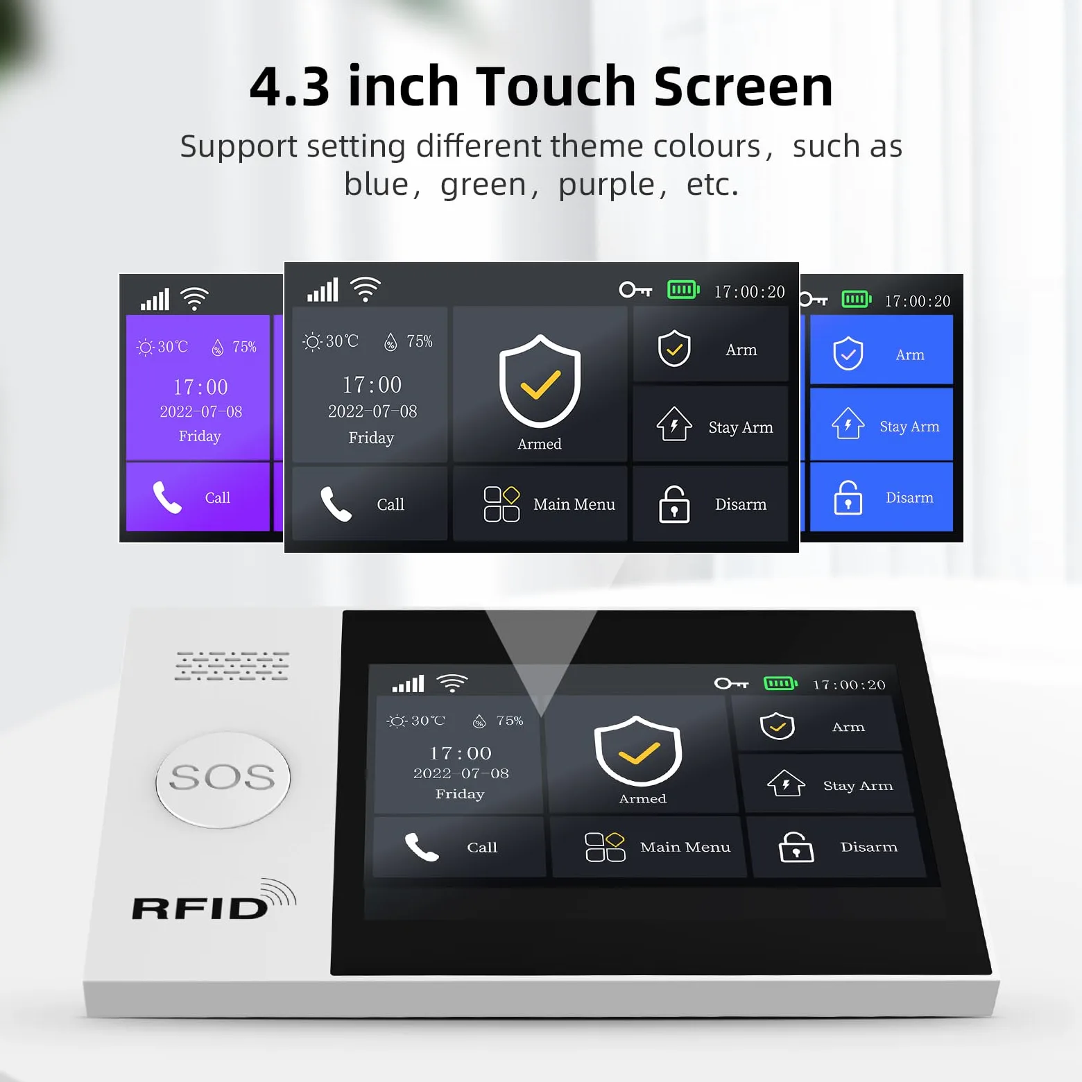 XNY Voller Touchscreen Drahtlose 4G Alarmanlage Haus, 23 Stück WLAN Alarmanlage Wohnung mit 1080p Überwachungskamera, Externe Alarmsirene; Fenster Tür Sensoren, Bewegungsmelder, Fernbedienungen