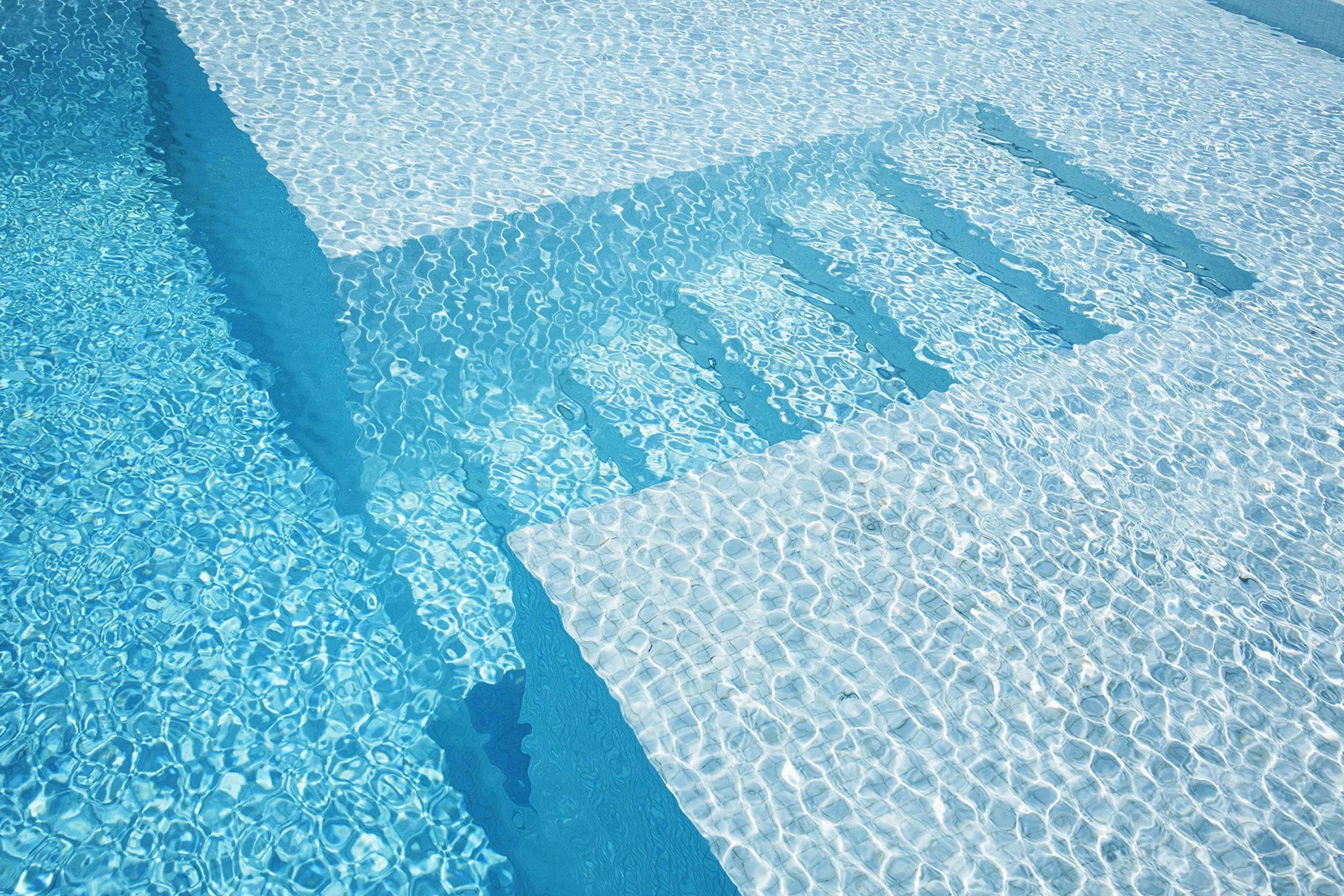 CAIRCON 2K Poolfarbe Schwimmbadfarbe für Betonbecken, wetterfest - Lichtblau 2,5kg