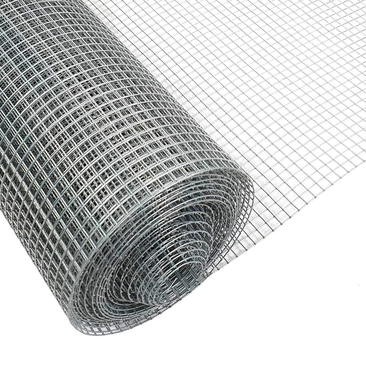 Garmix Volierendraht Verzinkt 25x25mm Drahtgitter 4-Eck Maschendraht (100cm x 25m, 1,45mm)
