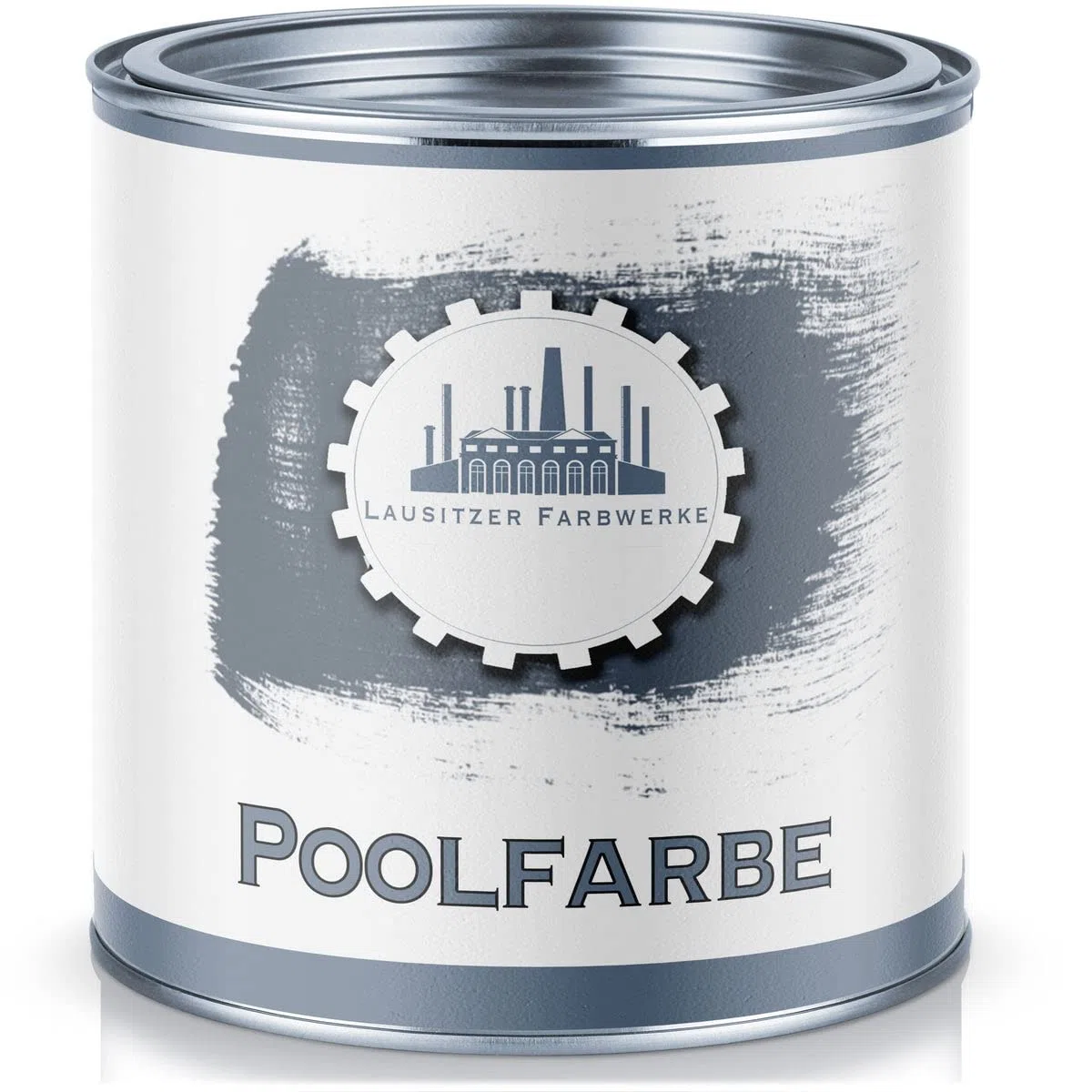 Lausitzer Farbwerke Schwimmbeckenfarbe traditionelle Poolfarbe Schwimmbadbeschichtung Betonfarbe wasserdicht in Blau Weiß Grau Grün Seegrün Lichtgrau Anthrazitgrau (10 L, Grün)