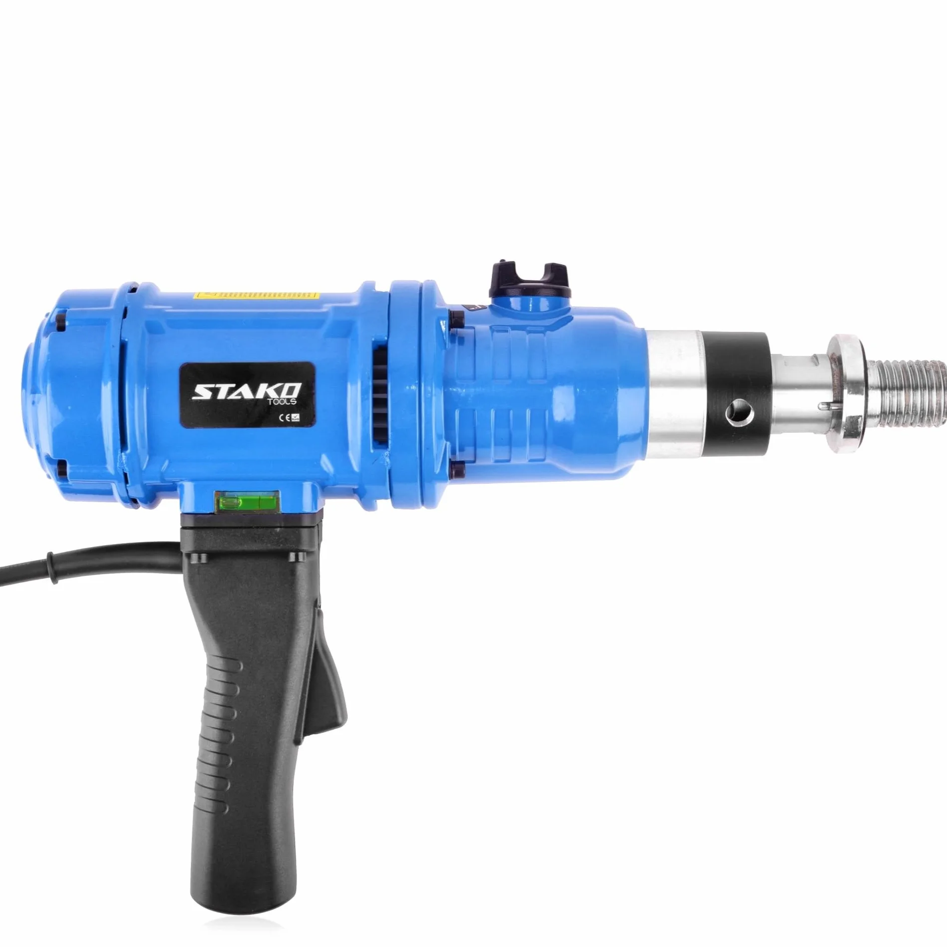 STAKO Professionelle handgeführte Diamant-Kernbohrmaschine mit neigbarem Bohrständer – Max. Bohrdurchmesser Ø202mm – 2100W Motor – 3-Gang-Getriebe – für Beton – 2730U/min – für Nass & Trockenbohrungen