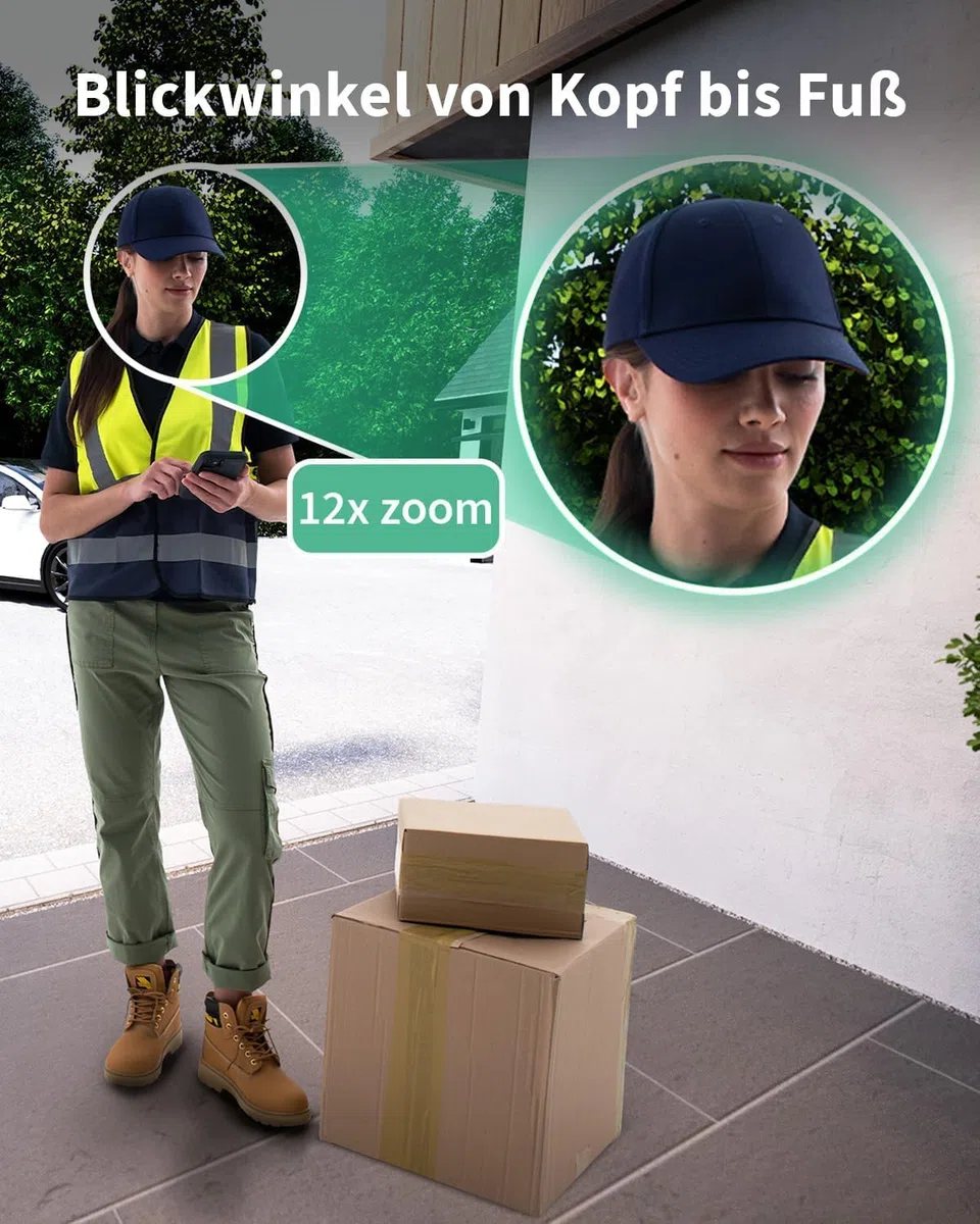 Arlo 2K HD Video Türklingel Mit Kamera & Türgong Kabellos, WLAN Doorbell, Bewegungsmelder, 2-Wege-Audio, Ring Sirene, Haustür Nachtsicht, Smart, Alexa Kompatibel + Arlo Secure Plan Testzeitraum