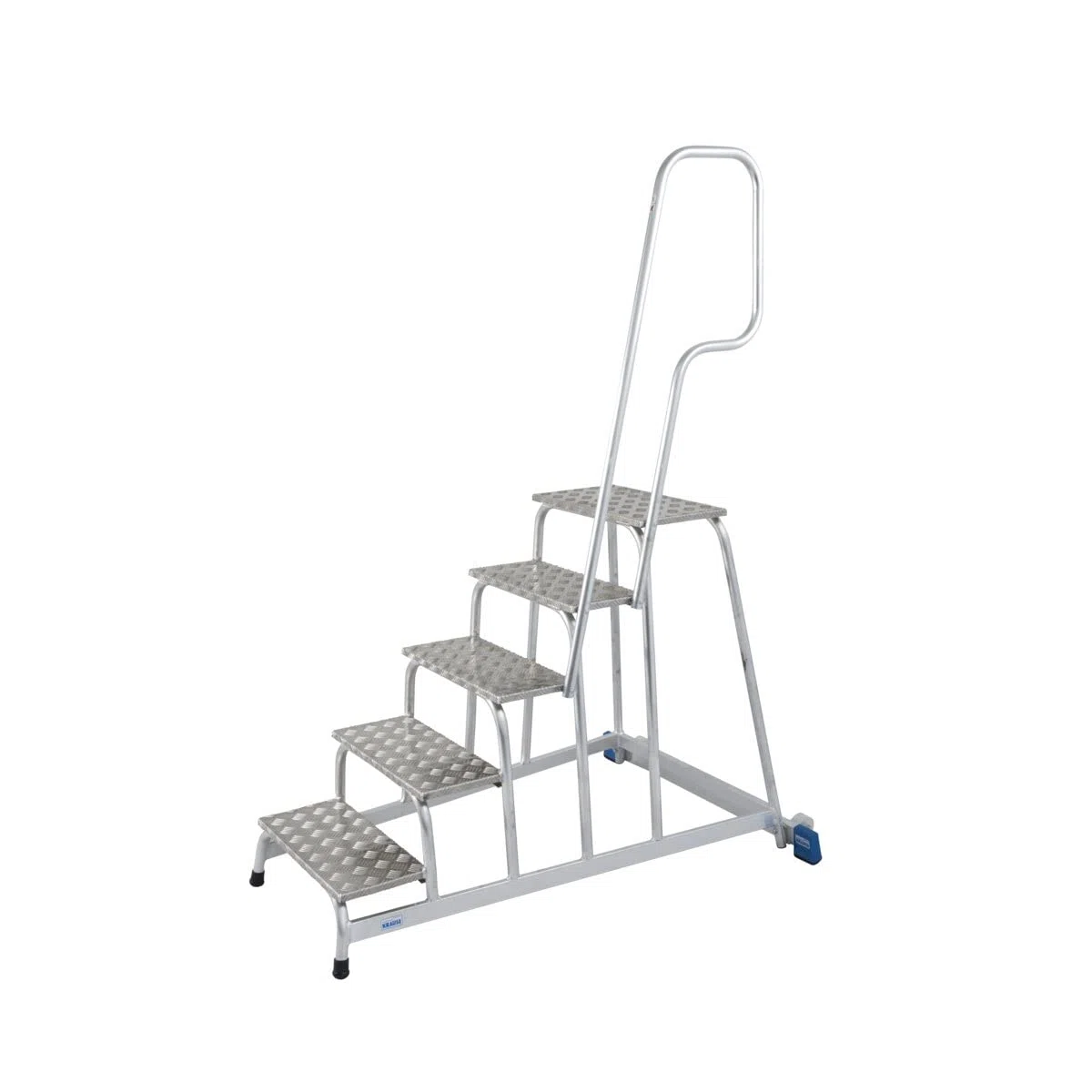 KRAUSE lfc102 durchgefürt, Trittleiter, 5 Stufen, 1 m Höhe