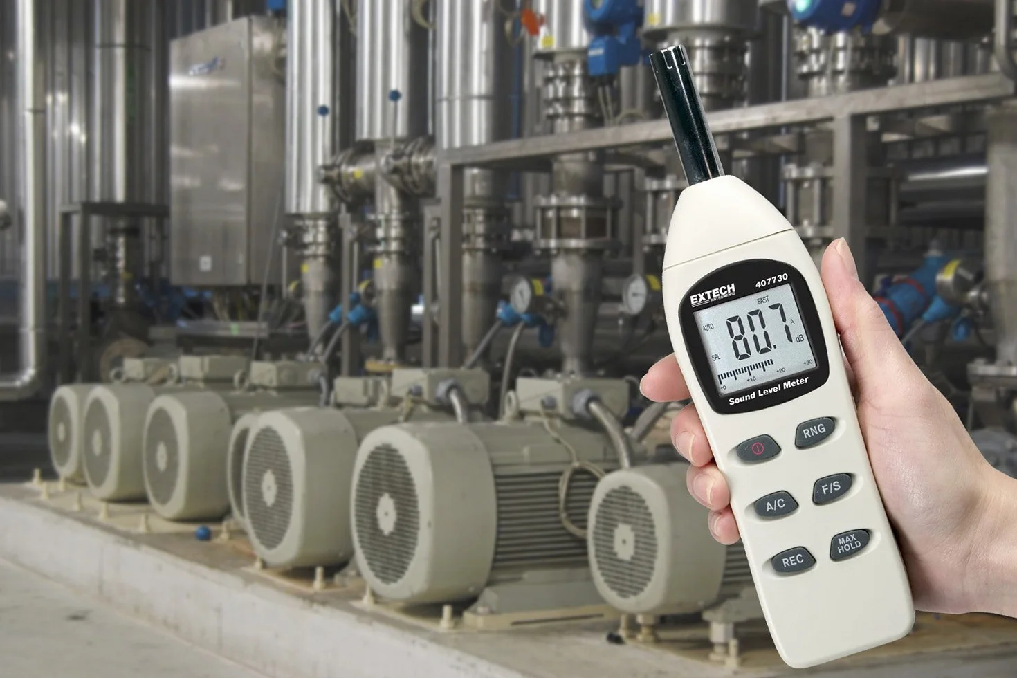 Extech Digitaler Schallpegelmesser, 1 Stück, 407730