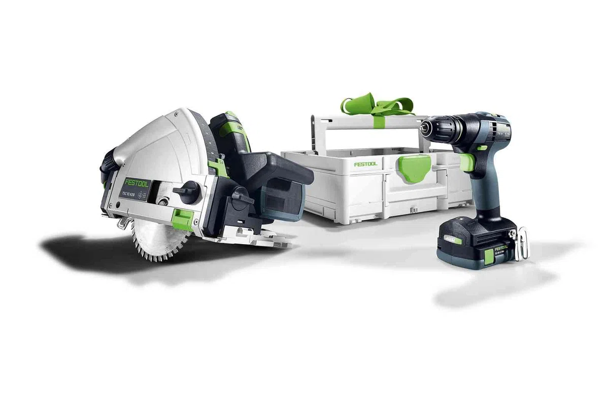 Festool Akku Bohrschrauber 18V + Akku Tauchsäge 18V Set + Zubehör und Systainer
