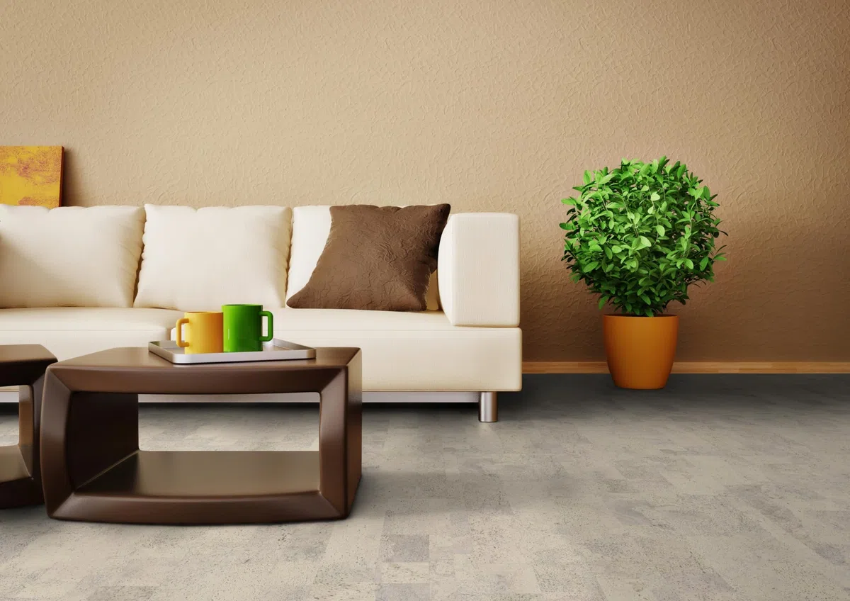 1 Paket (1,95m²) Korkboden/Fertigparkett/Korkfertigparkett - Auriga creme