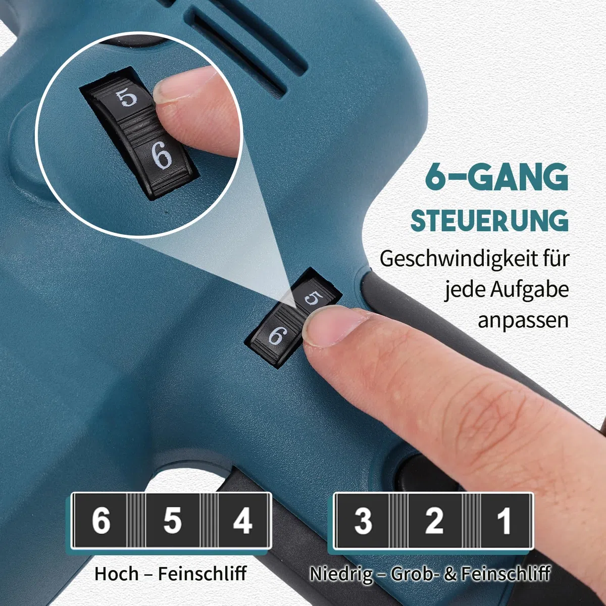 1680W Elektrische Wandglättmaschine Kompatibel mit 18V Akku Multifunktionales Putzwerkzeug mit Rührstab Schleifscheiben 6 Geschwindigkeiten für Putz, Spachtel, Mörtel, Wandbearbeitung