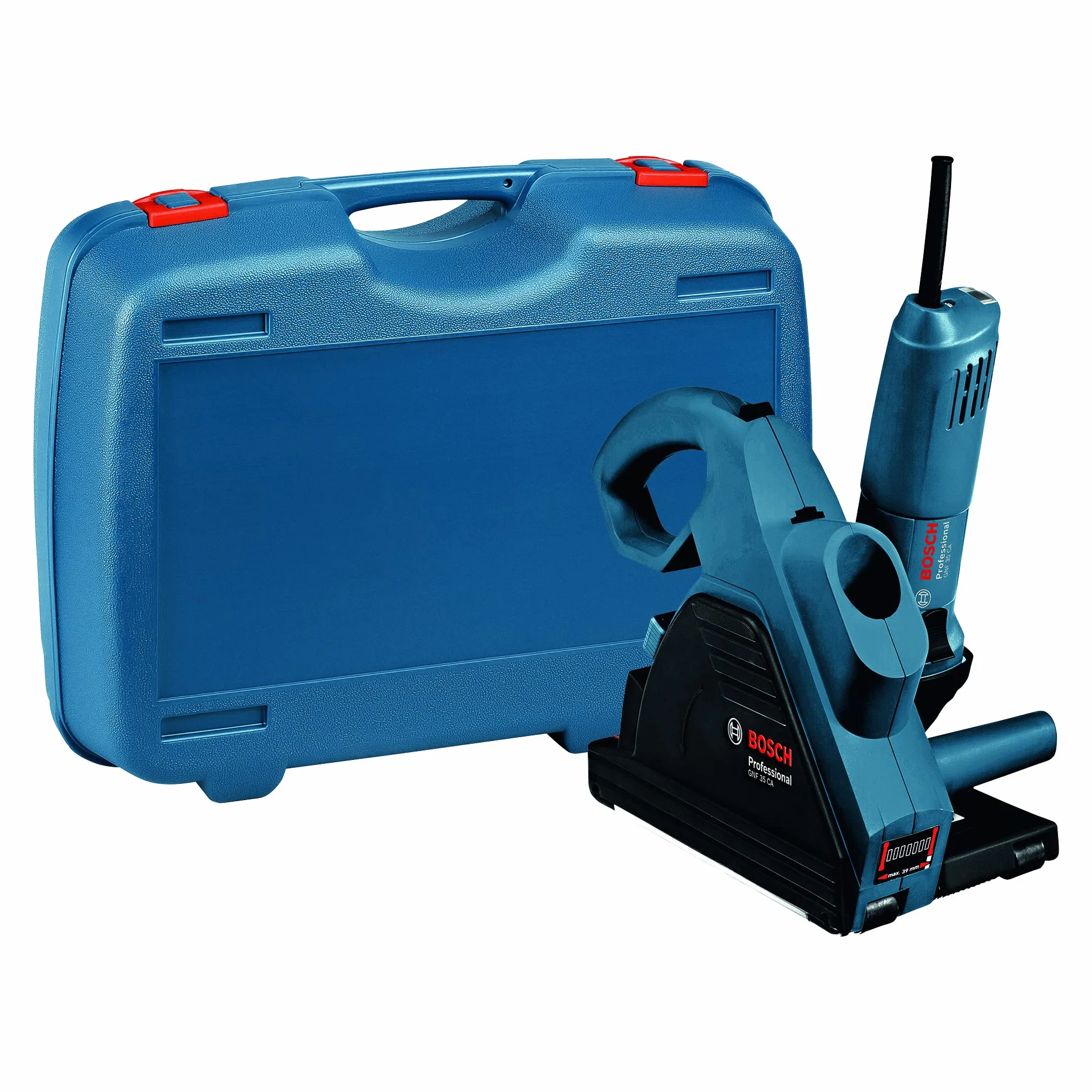 Bosch Professional Mauernutfräse GNF 35 CA (Leistung 1.400 Watt, Scheiben-Ø150mm, 7x Distanzscheibe, inkl. Handwerkoffer)