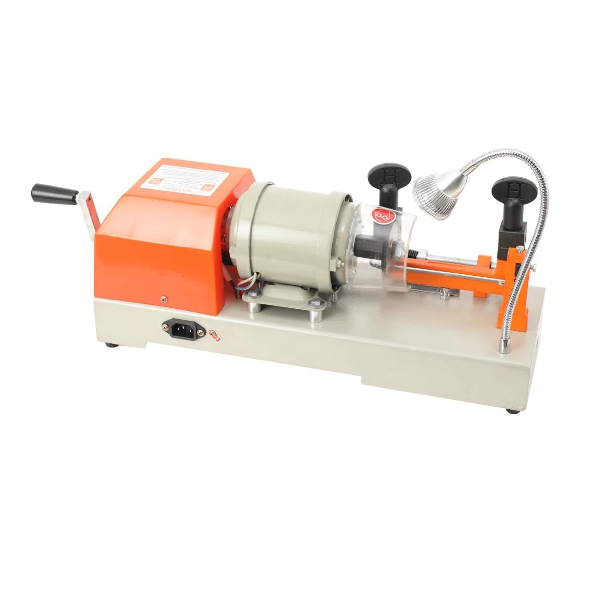 Horizontale Schlüsselmaschine mit LED-Licht 220V Schlüsselkopierer Key Cutting Machine Multifunktional Elektrisch Manuell Doppelte Horizontale Schlüssel Kopiermaschine 220V 120W
