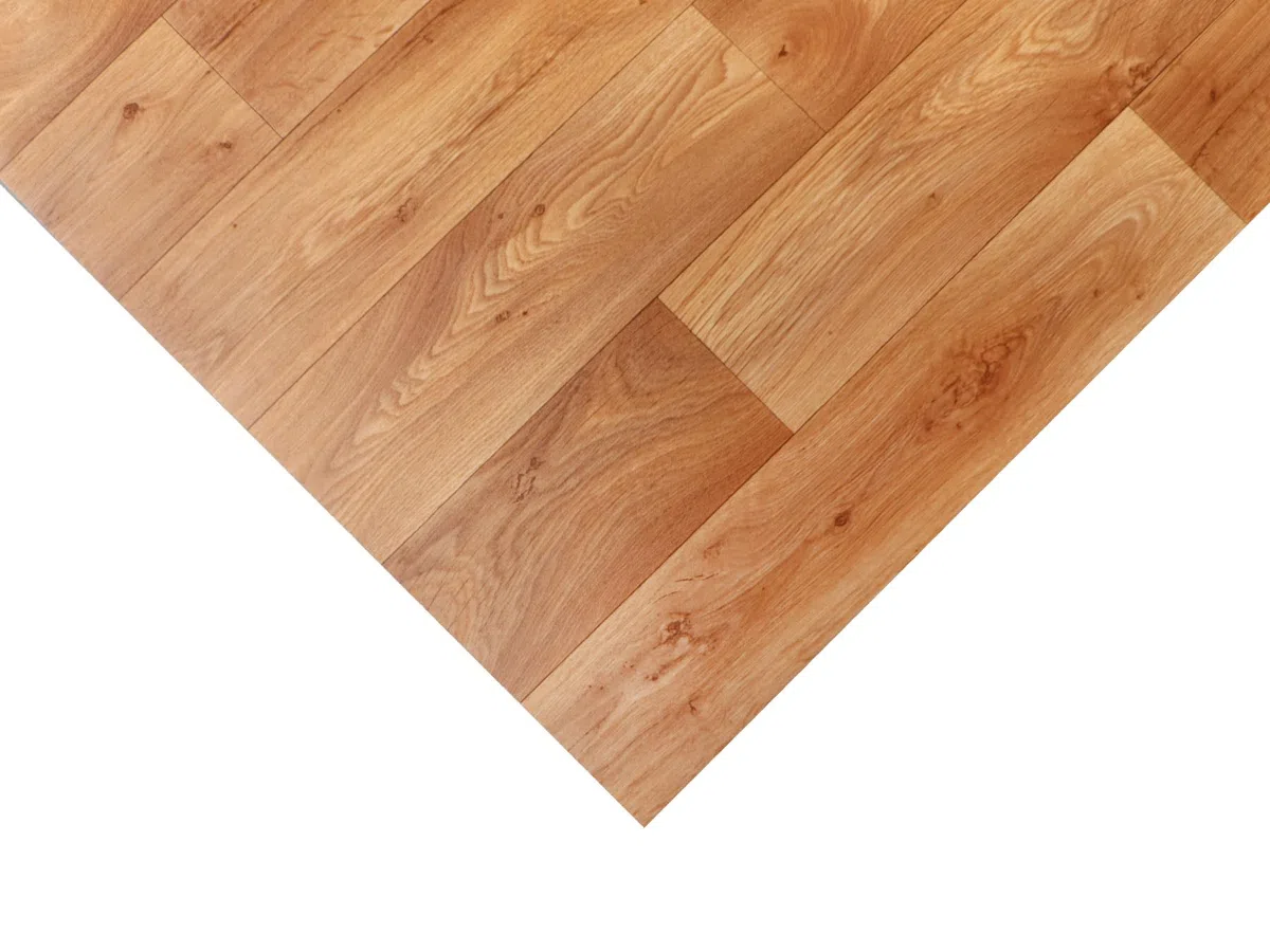 Primaflor PVC Boden Turin | 200x400 cm | Naturholz Diele 1300 | 2,00 m Breite | 2,3 mm | CV Bodenbelag Meterware in Holzoptik | R10 | für Wohnräume Küche Bad Büro Messe | Vinylboden zum Kleben