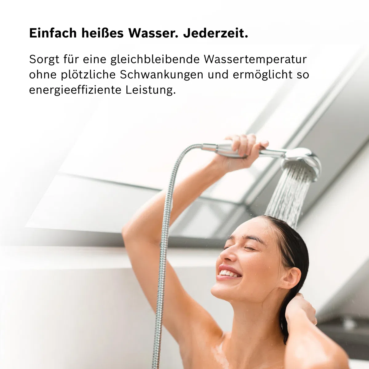 Bosch elektronisch geregelter Durchlauferhitzer Tronic Excellence 21/24 / 27 kW - ab Werk internetfähig, solarfähig, druckfest, multifunktionales LED-Farbdisplay [Energieklasse A]