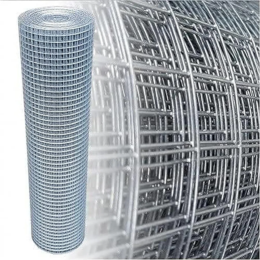 Garmix Volierendraht Verzinkt 25x25mm Drahtgitter 4-Eck Maschendraht (100cm x 25m, 1,45mm)