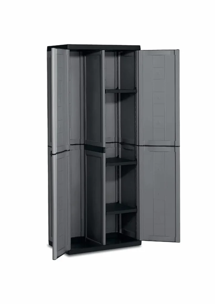 Kis Kunststoffschrank "Jolly utility", 1 Stück, dunkelgrau/schwarz, 9734000 0444 01
