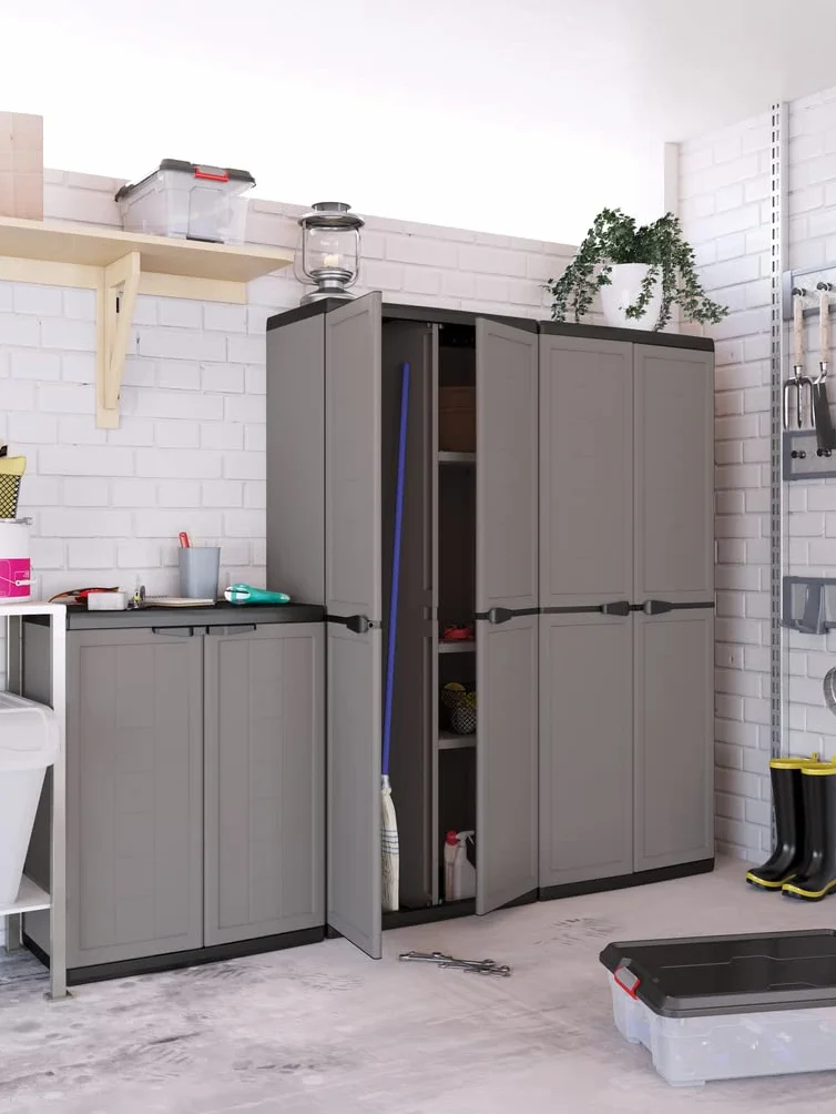 Kis Kunststoffschrank "Jolly utility", 1 Stück, dunkelgrau/schwarz, 9734000 0444 01