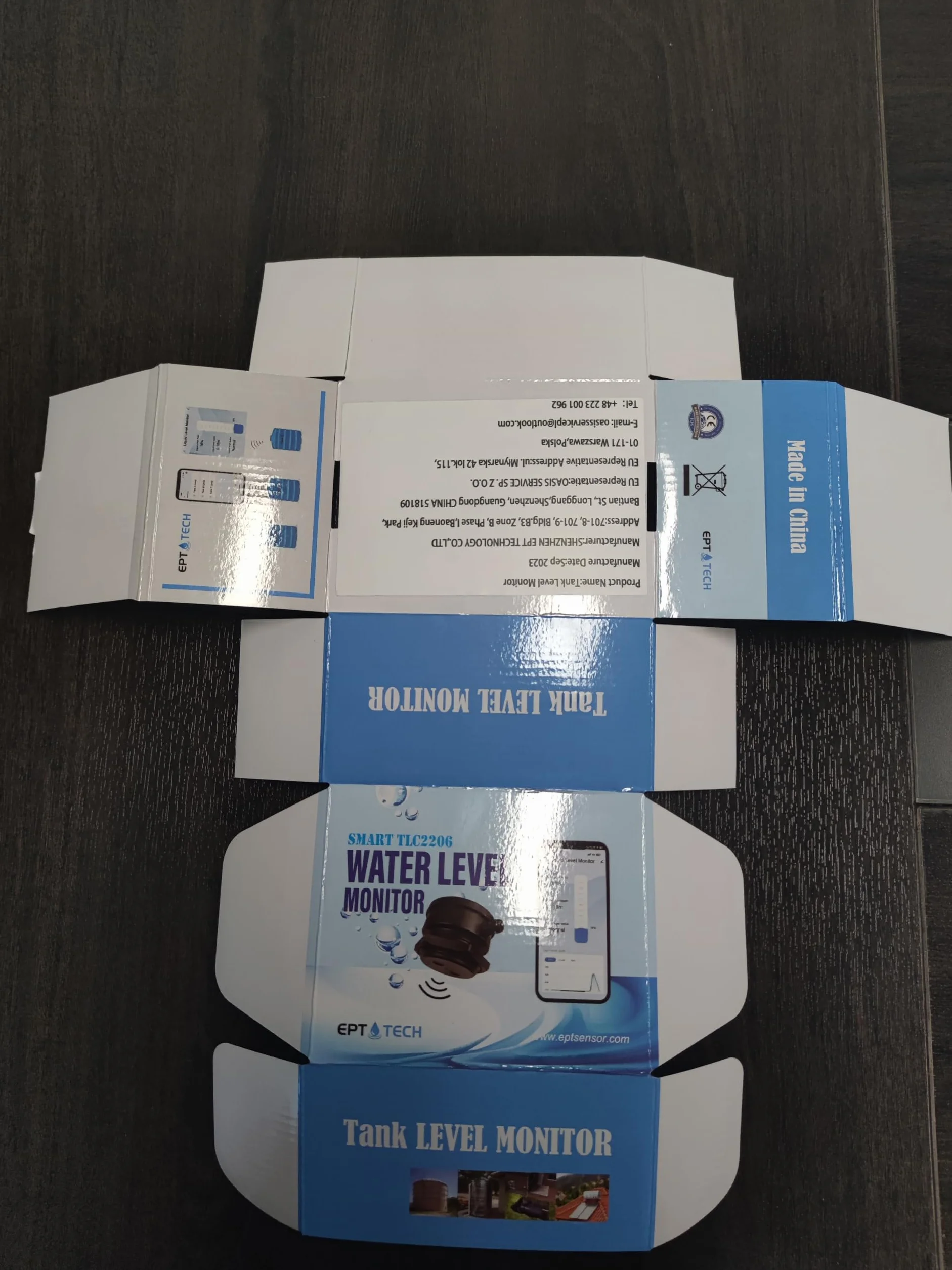 TLC2206 Tuya Smart Life Mobile App Wireless WIFI Remote-Ultraschall-Erinnerung in Echtzeit im Freien wasserdicht IP67 Flüssigkeit Öltanks Ölstand Überwachung Sensor Controller Alarm-Anzeige