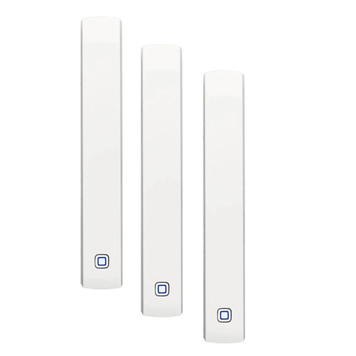 Homematic IP Smart Home 3er-Set Fenster- und Türkontakt, optisch, weiße + braune Abdeckung, digitaler Sensor, effizient Heizen, Fensterüberwachung per App, Energie sparen, Alexa, Google Assistant