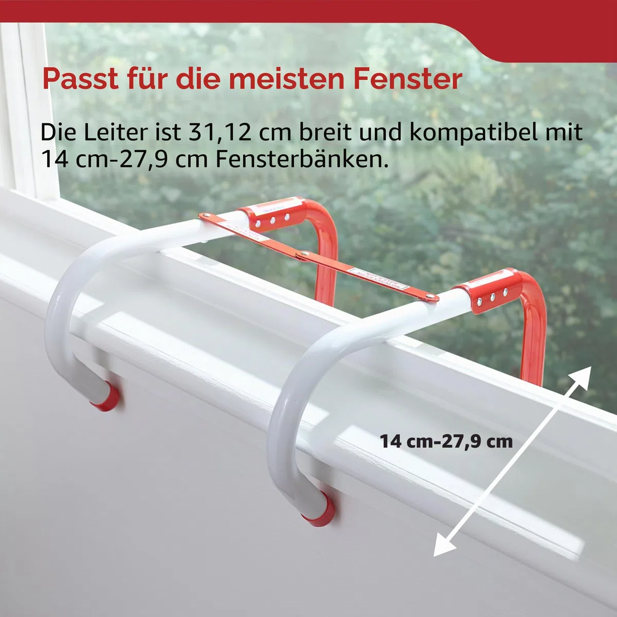 Kidde 468094 Feuerleiter, für 3 Stockwerke, 7,6 m