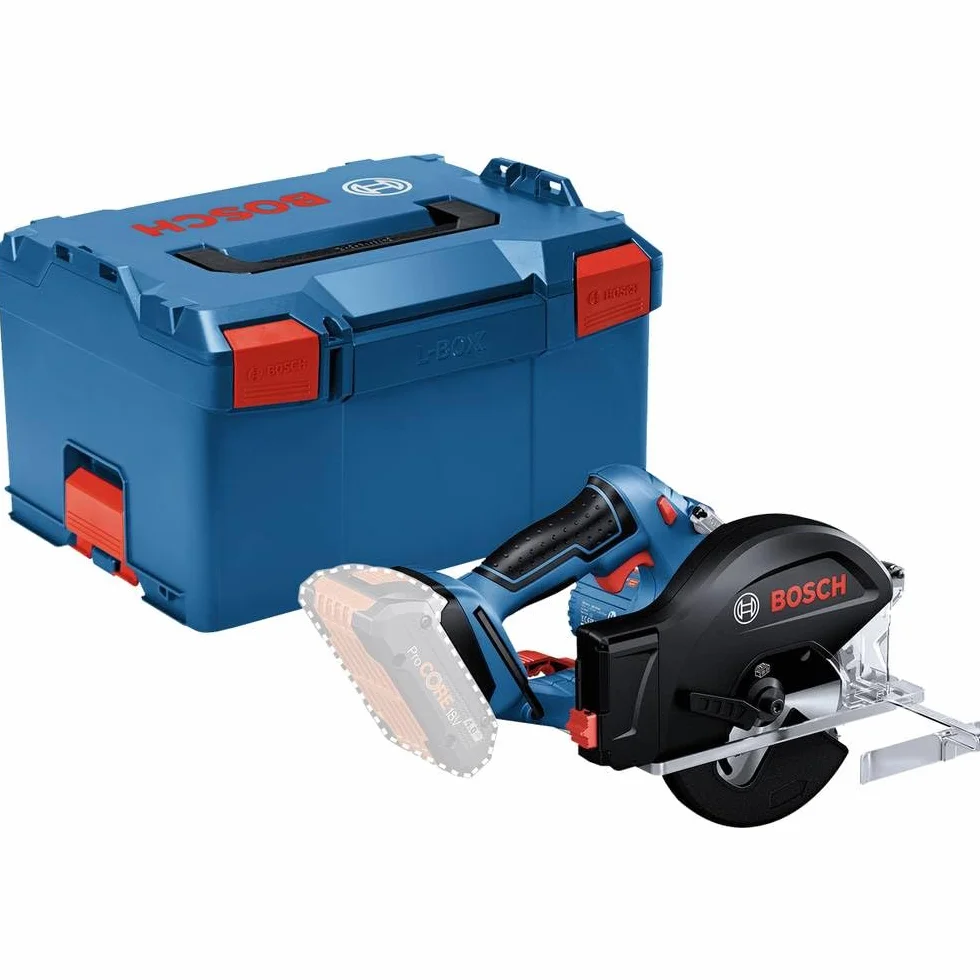 Bosch Professional 18V System Akku Kreissäge GKM 18V-50 (inkl. 1 Kreissägeblatt, L-BOXX, ohne Akku/Ladegerät)
