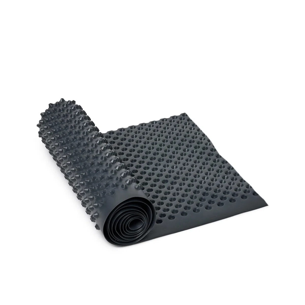 Garronda Noppenfolie 0,5 m x 5 m aus HDPE 400 g/m² mit hoher Druckfestigkeit - Mauerschutz und Bauwerksabdichtung - Drainagebahn für Keller, Grundmauern, Hochbeet - Feuchtigkeitssperre GD-0160